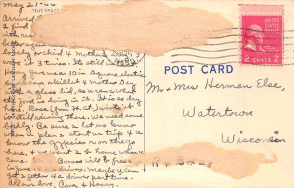 Bloomfield Nebraska Greetings Scenic View Vintage Postcard AA87063 - Image 2