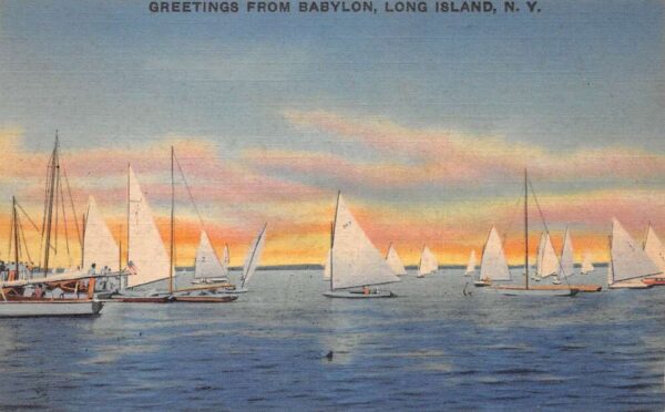 South Fallsburg New York Greetings Scenic View Vintage Postcard AA87079