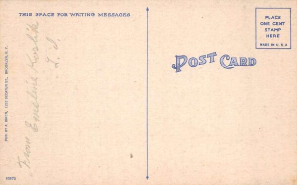 South Fallsburg New York Greetings Scenic View Vintage Postcard AA87079 - Image 2