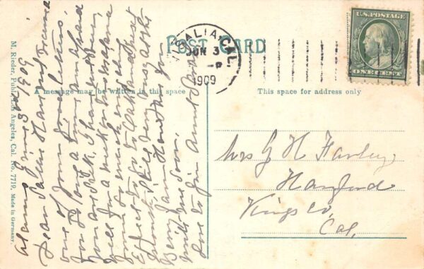 Visalia California Pacific Sugar Factory Vintage Postcard AA87101 - Image 2