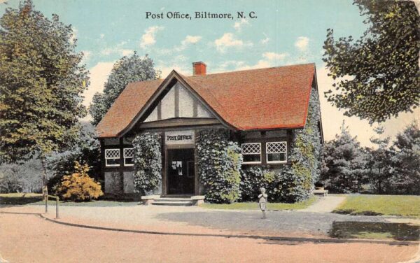 Biltmore North Carolina Post Office Vintage Postcard AA87108