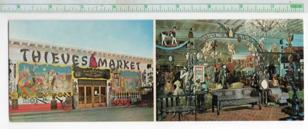 Alexandria Virginia Thieves Market Antique Mall Extra Wide Bi-Fold PC AA87132