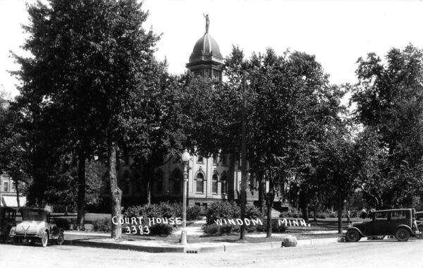 Windom Minnesota Court House Real Photo Vintage Postcard AA87157