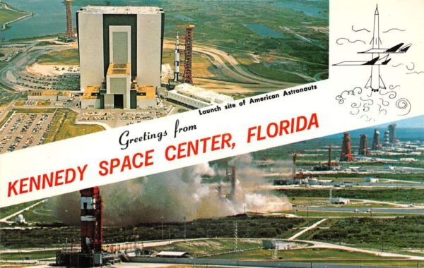 Kennedy Space Center Florida NASA Apollo Saterun V Launch Greetings PC AA87216