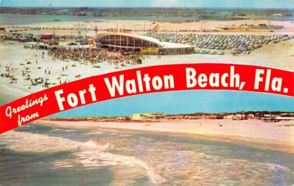Fort Walton Beach Florida Greetings Fromâ€¦, Tower Beach & Casino, PC U20455