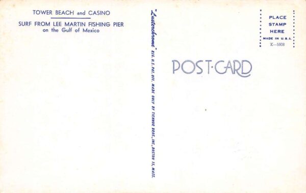 Fort Walton Beach Florida Greetings Fromâ€¦, Tower Beach & Casino, PC U20455 - Image 2