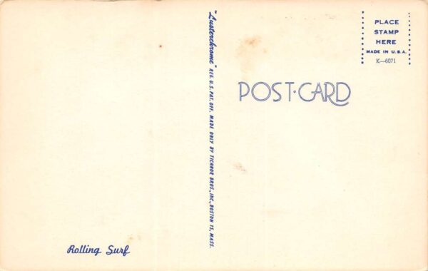 Ship Bottom New Jersey Greetings From Ship Bottom, Chrome, Vintage PC U20526 - Image 2