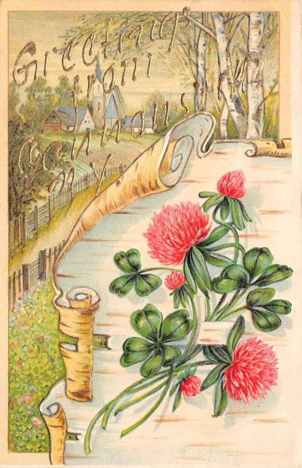 Cannonsville New York Greetings, Clovers & Flowers, PC U20527
