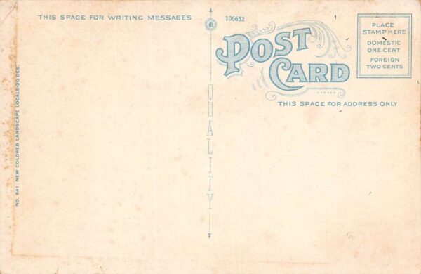 Blythedale Missouri Greetings From Blythedale, White Border, Vintage PC U20575 - Image 2