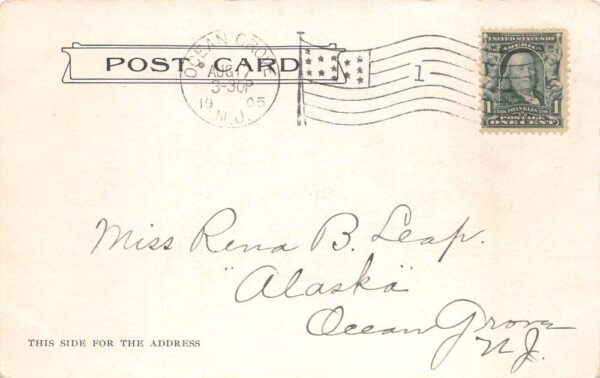 Lakehurst New Jersey Near Cabin Point Scenic View Vintage Postcard AA101092 - Image 2