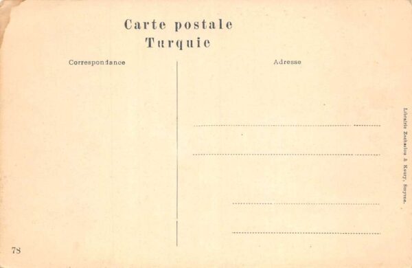 Smyrne Turkey Mont Pagus Ruins Vintage Postcard AA101095 - Image 2