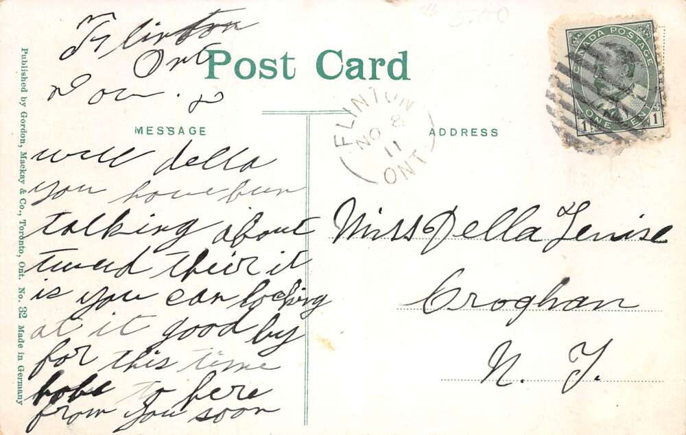 Tweed Ontario Canada Victoria Street Vintage Postcard AA101104 - Image 2