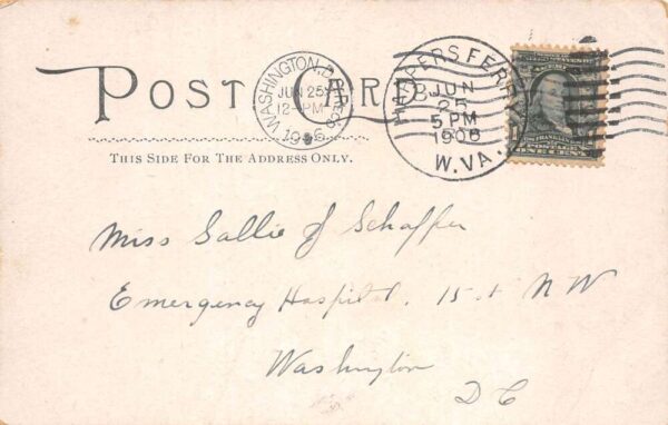 Harpers Ferry West Virginia Hill Top House Scenic View Vintage Postcard AA101107 - Image 2