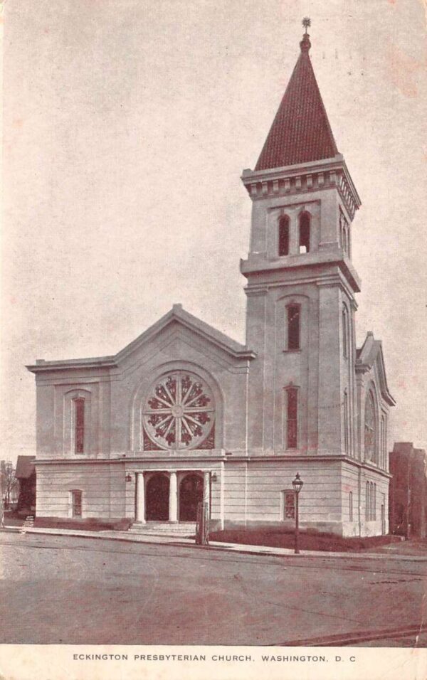 Washington DC Eckington Presbyterian Church Vintage Postcard AA101115