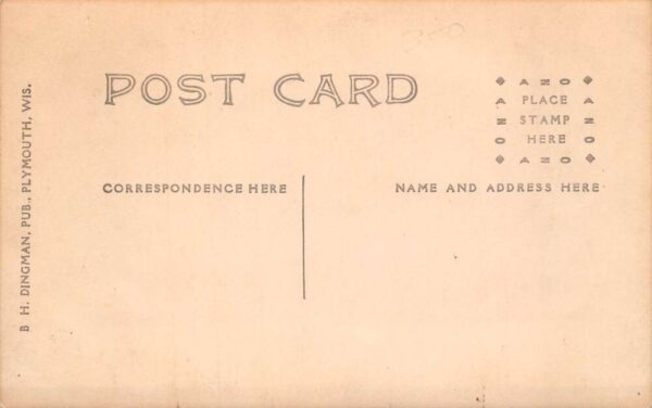 Cuba City Wisconsin First National Bank Real Photo Vintage Postcard AA101276 - Image 2