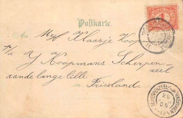 Bayreuth Germany Wagner Theatre Eremitage Vintage Postcard AA101280 - Image 2