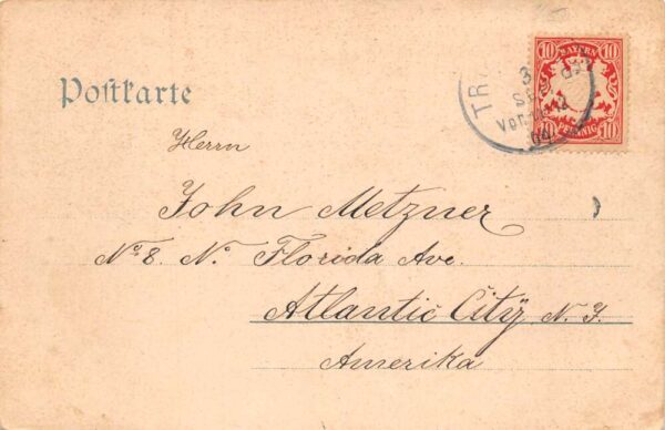 Trostberg Germany Views Gruss aus Vintage Postcard AA101288 - Image 2