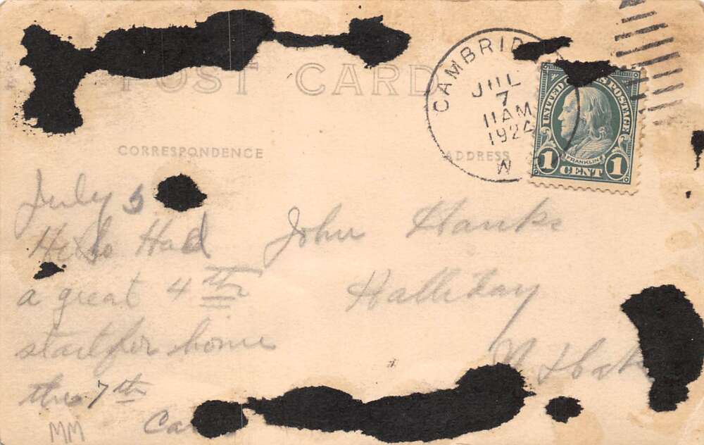 Cambridge West Virginia Epworth League Insitute Beach Real Photo PC AA101290 - Image 2