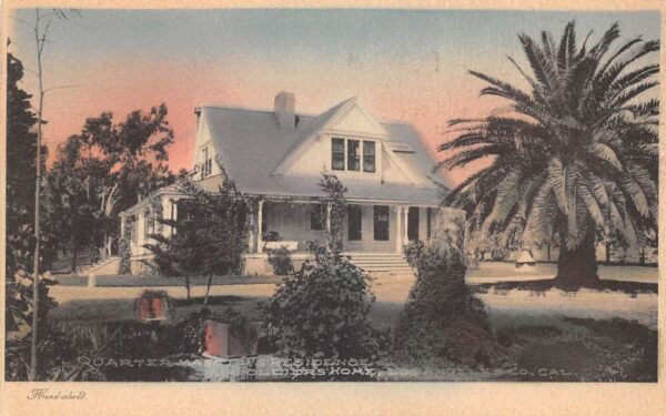 Los Angeles California Soldiers Home Quarter Masters Residence PC AA101436