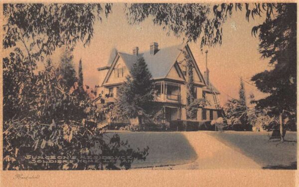 Los Angeles California Soldiers Home Surgeons Residence Postcard AA101437