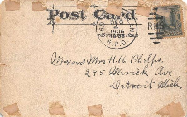 Ord Nebraska First National Bank Street Scene Vintage Postcard AA101449 - Image 2