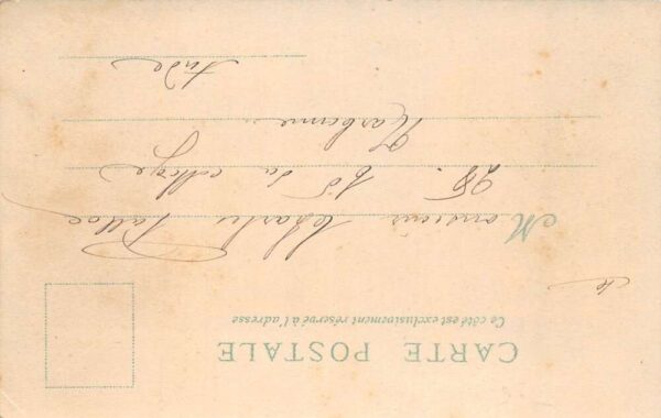 Paris France The Louvre Vintage Postcard AA101485 - Image 2