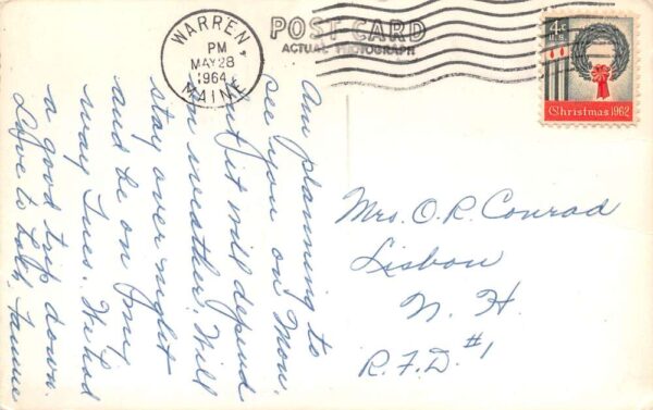 Presque Isle Maine Northeastland Hotel Coffee Shoppe, Vintage RPPC U23159 - Image 2