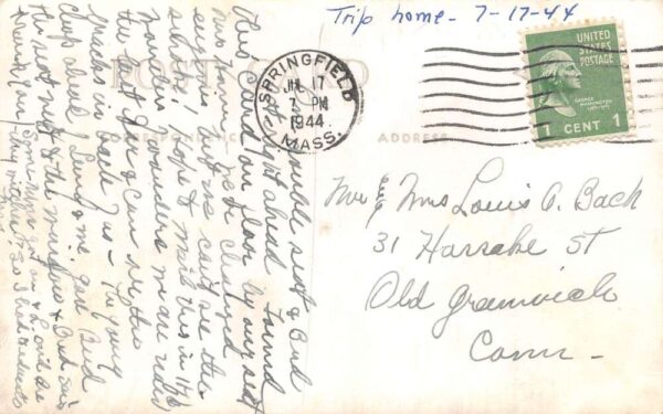 Wells Maine The Osceola, Real Photo, Vintage Postcard U23166 - Image 2