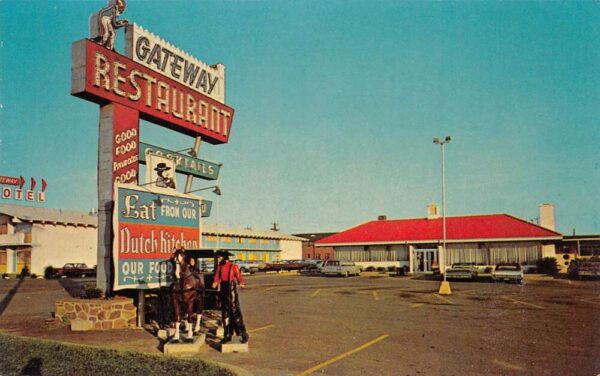 Wilmington Manor Delaware Gateway Restaurant, Photochrome, Vintage PC U23232