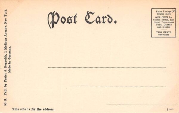 Washington D.C. St. James Hotel, Undivided Back, Vintage Postcard U23246 - Image 2