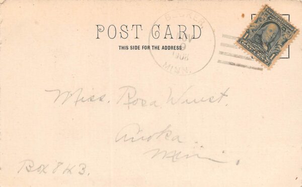 Becker Minnesota Methodist Episcopal Church, Undivided Back, Vintage PC U23289 - Image 2