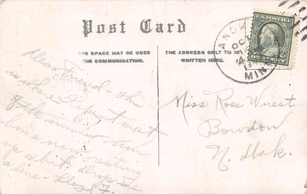 Champlin Minnesota Steamboat On The Mississippi River, Vintage Postcard U23300 - Image 2