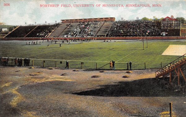 Minneapolis Minnesota Northrup Field, University Of Minnesota, Postcard U23345
