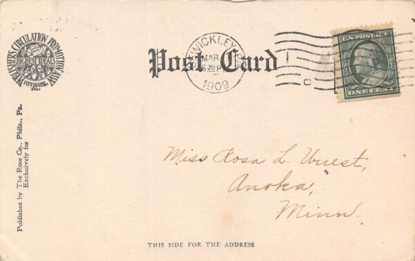 Pittsburg Pennsylvania Notable Places Of Pittsburg, Undivided Back, PC U23349 - Image 2