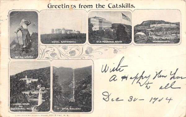 Palenville New York Hotel Kaaterskill & Other Views, Catskills, PC U23399