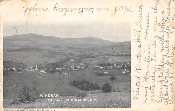 Windham New York Catskill Mountains, Undivided Back, Vintage Postcard U23400