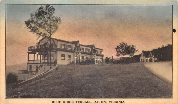 Afton Virginia Blue Ridge Terrace Vintage Postcard AA101746