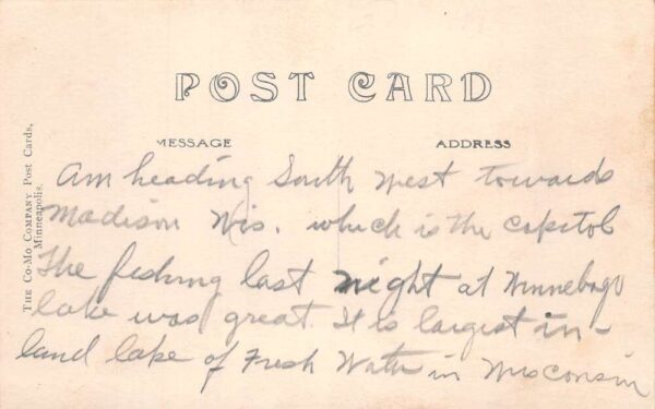 Beaver Dam Wisconsin Dodge Co Fiar Birds Eye View Real Photo Postcard AA101797 - Image 2