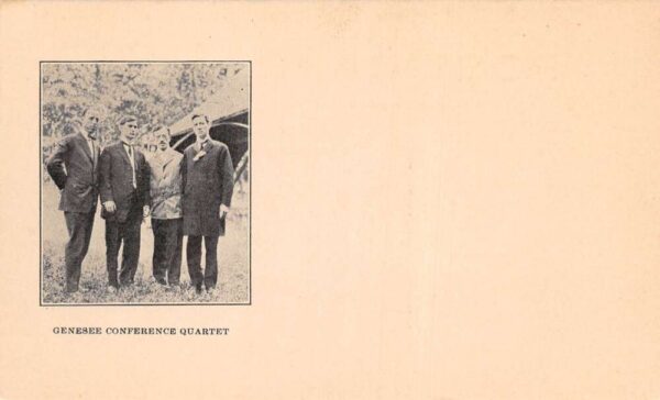 Genesee Conference Quartet Singers Band Vintage Postcard AA101819
