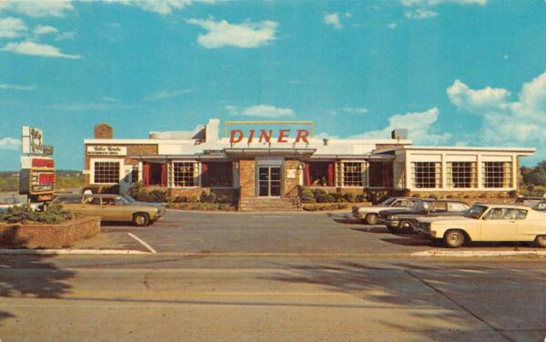 Southampton Long Island New York Holiday Grill Diner Vintage Postcard AA101825
