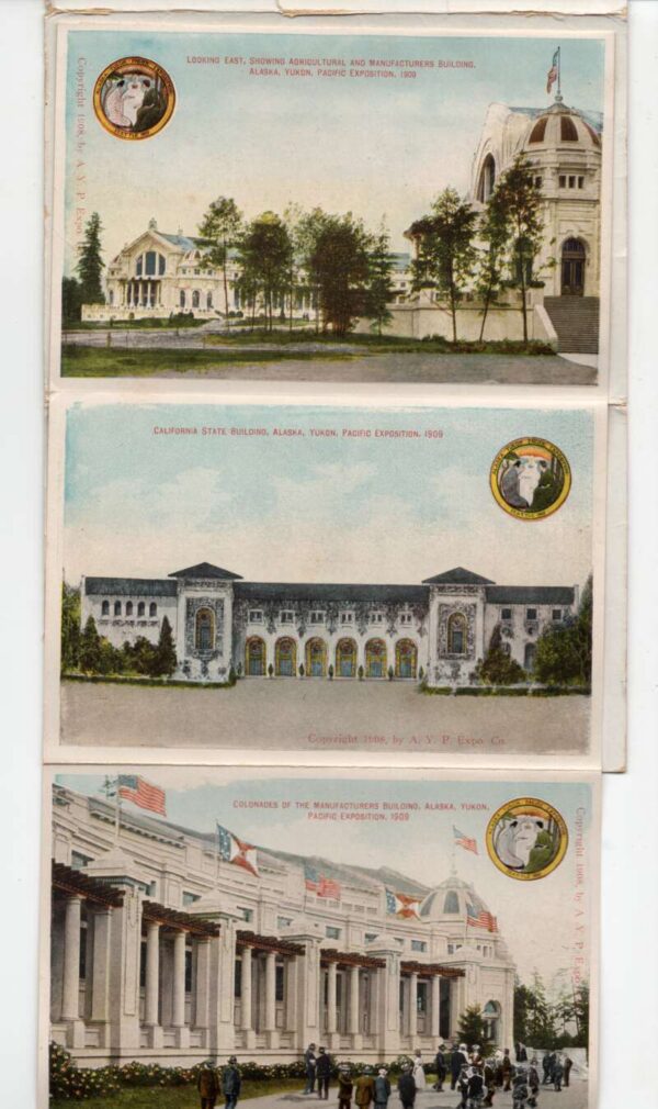 Alaska Yukon Pacific Expo 1909 Washington 24 Views Souvenir Folder AA101894 - Image 3