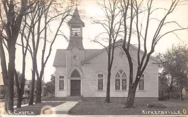 Kirkersville Ohio Methodist Episcopal Church Real Photo Postcard AA102015