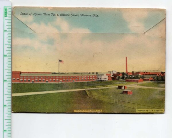 Florence Alabama 18 Views Muscle Shoals Wilson Dam Vintage Postcard AA102018 - Image 2
