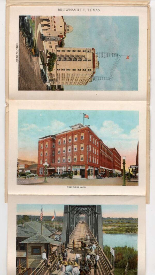 Brownsville Texas 16 Views Souvenir Vintage Postcard Folder AA102019 - Image 3