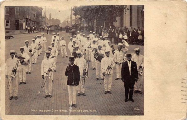 Martinsburg West Virginia City Band Parade Vintage Postcard AA102025