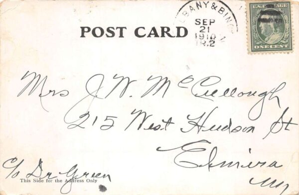 Helderberg Mountain New York The Crevice Vintage Postcard AA102045 - Image 2