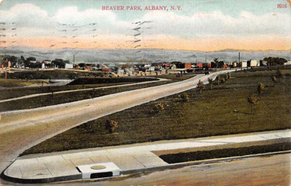 Albany New York Beaver Park Scenic View Vintage Postcard AA102050