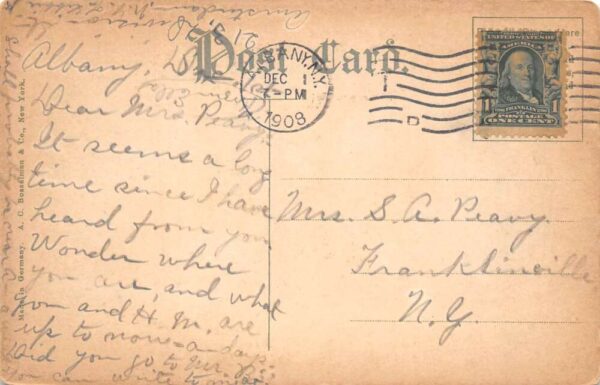 Albany New York Beaver Park Scenic View Vintage Postcard AA102050 - Image 2