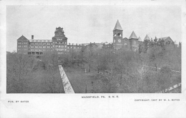 Mansfield Pennsylvania State Normal School Vintage Postcard AA102052