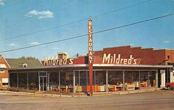 Corinth Mississippi Mildred's Restaurant Vintage Postcard AA102063